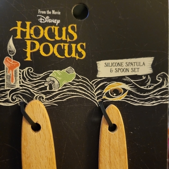 Disney Hocus Pocus Sanderson sisters Silicone Spatula & Spoon Set - Picture 4 of 6